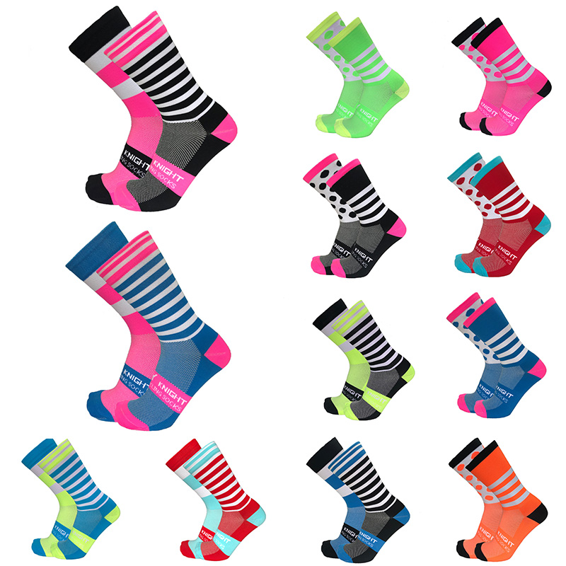 Sock Garter Men - Nuovi calzini da ciclismo a pois