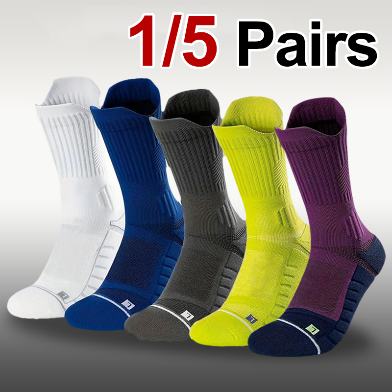 Sock Garter Men - 1/5 paia di calzini sportivi da