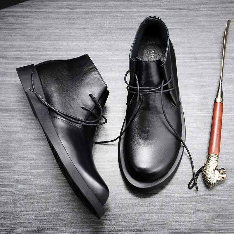 Stivali Oxford in pelle scamos - Men Formal Wear With Boots recensione e prezzo